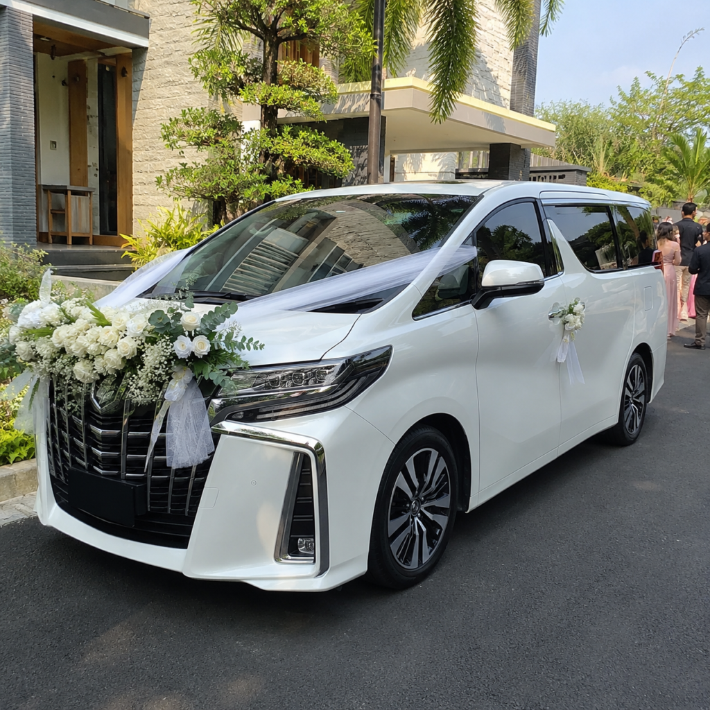 Alphard untuk Wedding Car Makassar